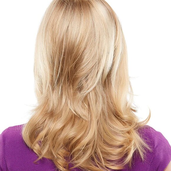 (NWT) Top Notch Monofilament Synthetic Toppers by Jon Renau Blonde - Picture 3 of 12